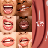 Danessa Myricks Beauty Glosswork 4D Ultra Shine Plumping Gloss Hot Girl Peach