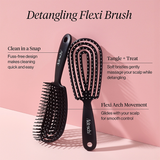 KITSCH Detangling Flexi Brush Black
