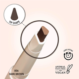 MOIRA Angled Brow Pencil 006 Dark Brown